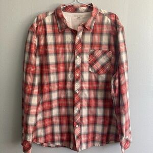 Horny Toad Mens Red
Checkered Shirt Button Down
Organic Cotton Blend Size XL